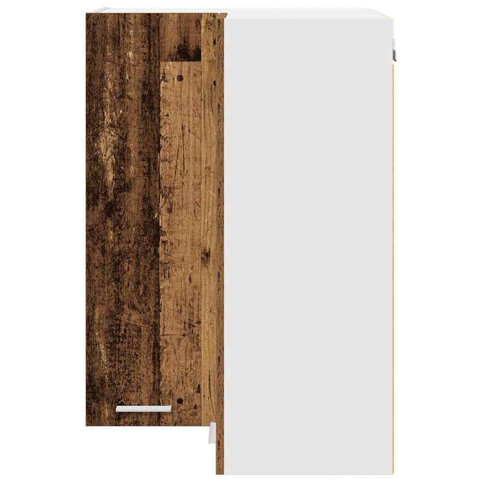 Armadio pensile Riga Rovere Affumicato e Bianco 57 x 57 x 80 cm 884296