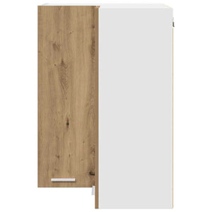 Armadio pensile Riga Rovere Artigiano e Bianco 57 x 57 x 80 cm 884297