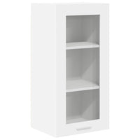 Armadio pensile con porta Riga 2 pcs Bianco 40 x 31 x 80 cm 884299