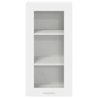 Armadio pensile con porta Riga 2 pcs Bianco 40 x 31 x 80 cm 884299