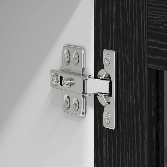 Armadio pensile con porta Riga Rovere Nero 40 x 31 x 80 cm 884300