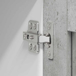 Armadio pensile con porta Riga Grigio cemento 40 x 31 x 80 cm 884304
