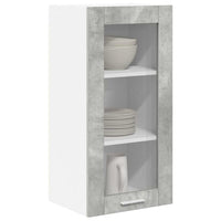 Armadio pensile con porta Riga Grigio cemento 40 x 31 x 80 cm 884304