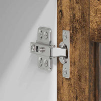 Armadio pensile con porta Riga Rovere fumé 40 x 31 x 80 cm 884306