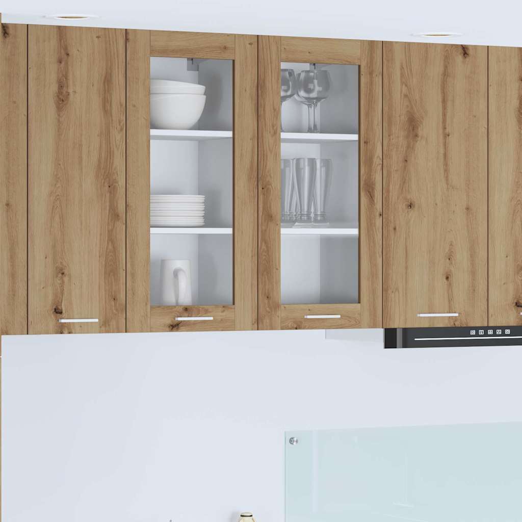 Armadio pensile Riga Rovere artigianale 40 x 31 x 80 cm 884312