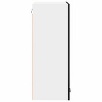 Armadio pensile con porta Riga Rovere Nero 60 x 31 x 80 cm 884315