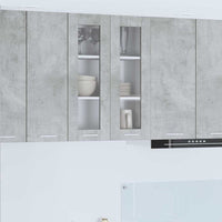 Armadio pensile con porta Riga Grigio cemento 60 x 31 x 80 cm 884317