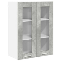 Armadio pensile con porta Riga Grigio cemento 60 x 31 x 80 cm 884317