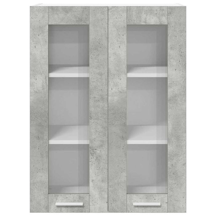 Armadio pensile con porta Riga Grigio cemento 60 x 31 x 80 cm 884317