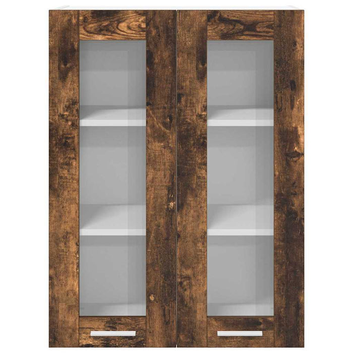 Armadio pensile con porta Riga Rovere fumé 60 x 31 x 80 cm 884318