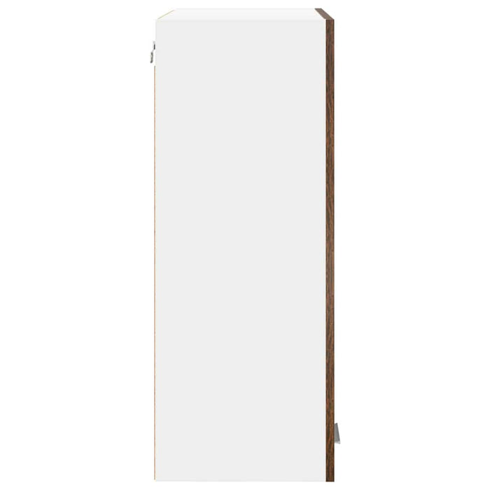 Armadio pensile con porta Riga Rovere fumé 60 x 31 x 80 cm 884318