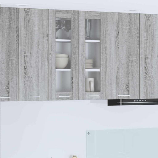 Armadio pensile con porta Riga Grigio Sonoma 60 x 31 x 80 cm 884319