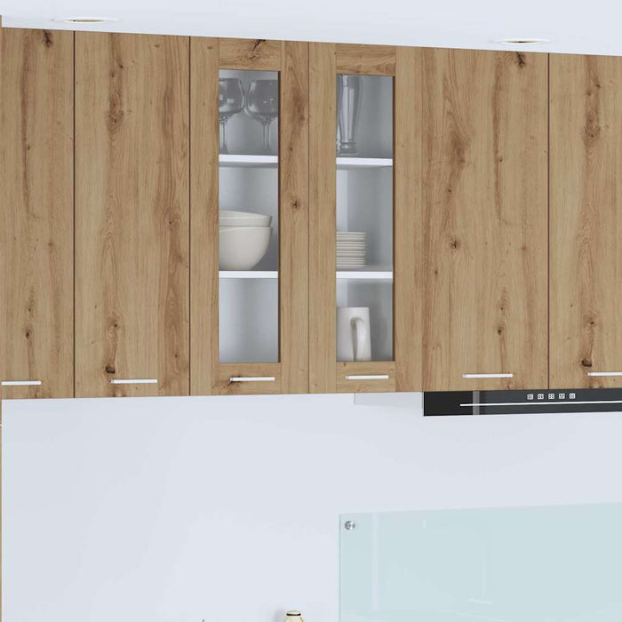 Armadio pensile Riga Rovere artigianale 60 x 31 x 80 cm 884321