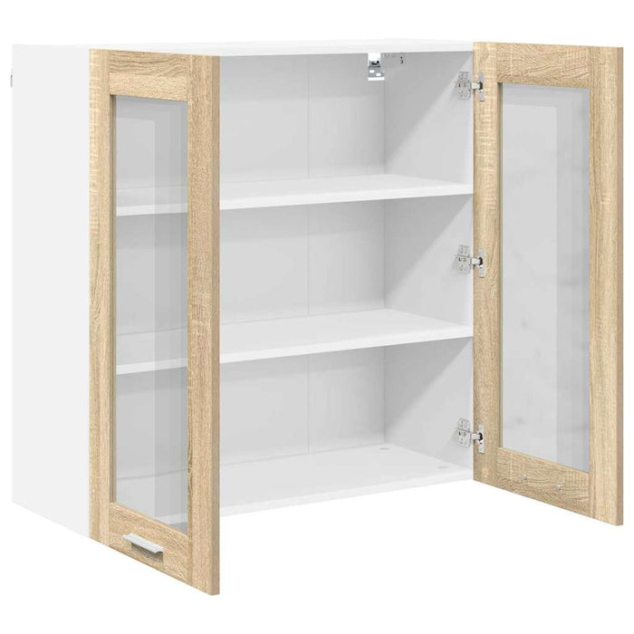 Armadio pensile con porta Riga Rovere Sonoma 80 x 31 x 80 cm 884324