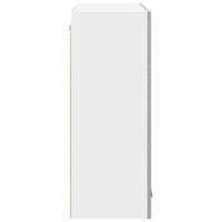 Armadio pensile con porta Riga Grigio cemento 80 x 31 x 80 cm 884325