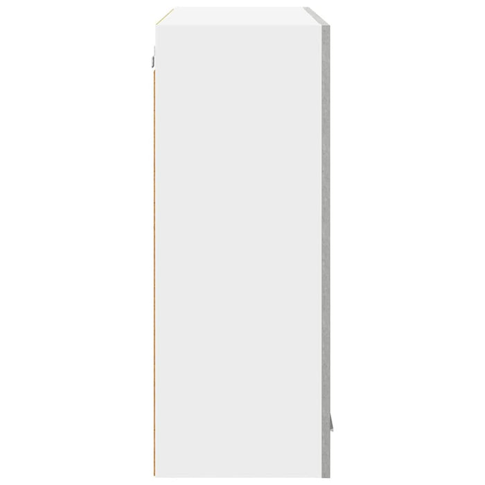 Armadio pensile con porta Riga Grigio cemento 80 x 31 x 80 cm 884325