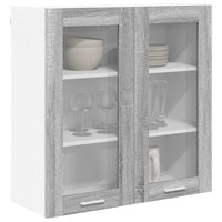 Armadio pensile con porta Riga Grigio Sonoma 80 x 31 x 80 cm 884327