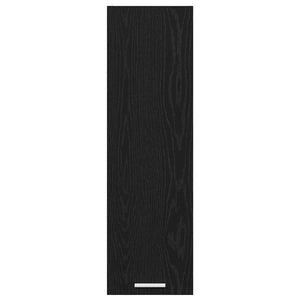 Armadio pensile con porta Riga Rovere Nero 30 x 31 x 100 cm 884331