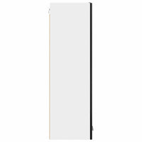 Armadio pensile con porta Riga Rovere Nero 30 x 31 x 100 cm 884331