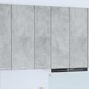 Armadio pensile con porta Riga Grigio cemento 30 x 31 x 100 cm 884333