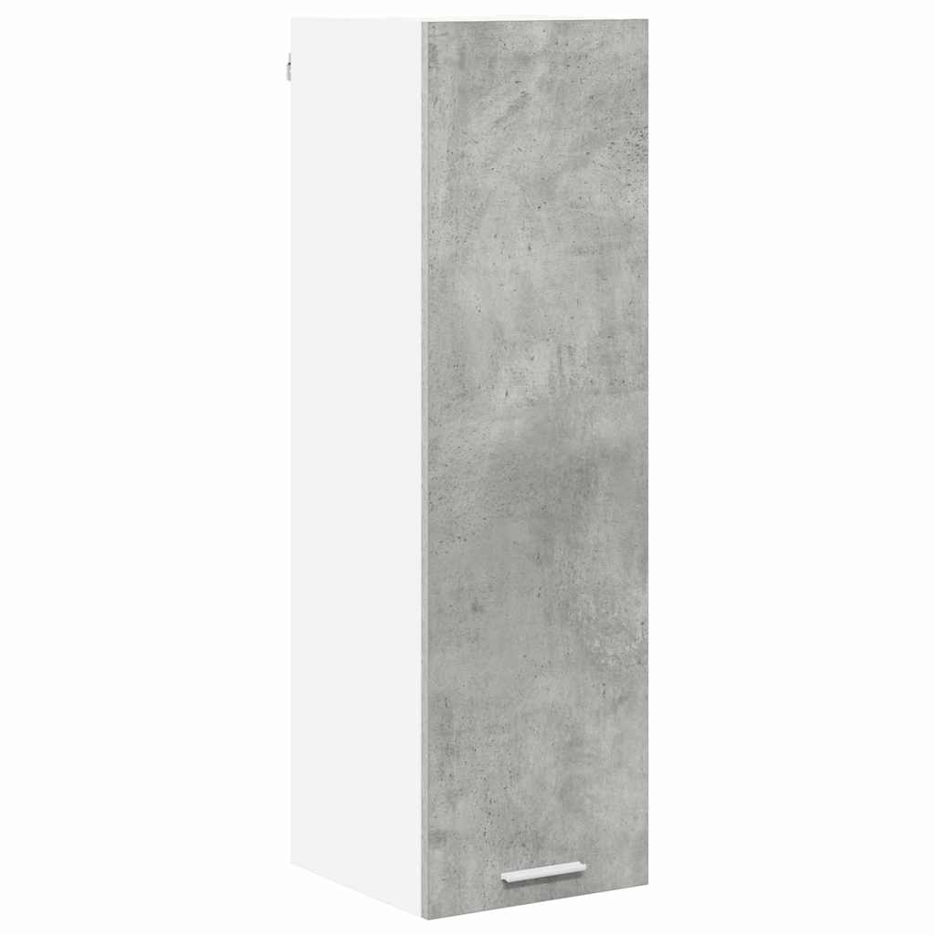 Armadio pensile con porta Riga Grigio cemento 30 x 31 x 100 cm 884333