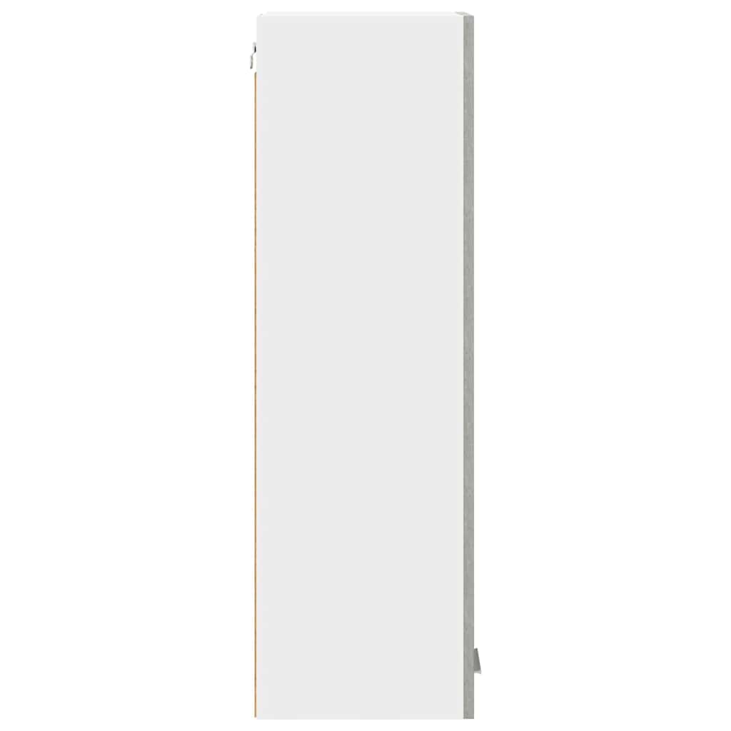 Armadio pensile con porta Riga Grigio cemento 30 x 31 x 100 cm 884333