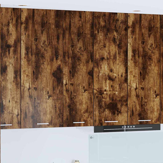 Armadio pensile con porta Riga Rovere fumé 30 x 31 x 100 cm 884334