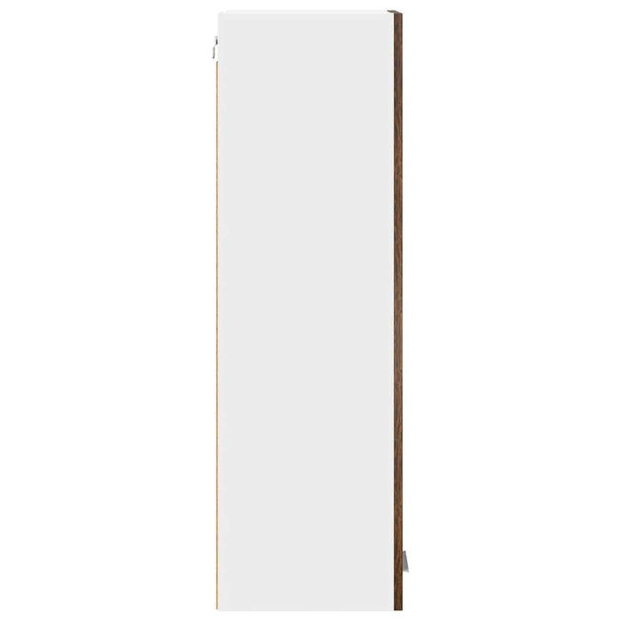 Armadio pensile con porta Riga Rovere fumé 30 x 31 x 100 cm 884334