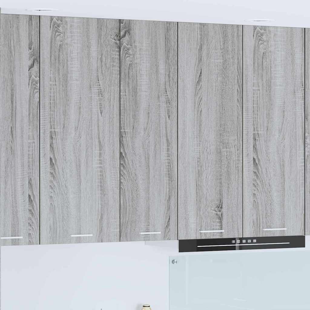 Armadio pensile con porta Riga Grigio Sonoma 30 x 31 x 100 cm 884335