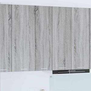 Armadio pensile con porta Riga Grigio Sonoma 30 x 31 x 100 cm 884335