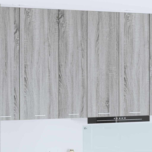Armadio pensile con porta Riga Grigio Sonoma 30 x 31 x 100 cm 884335