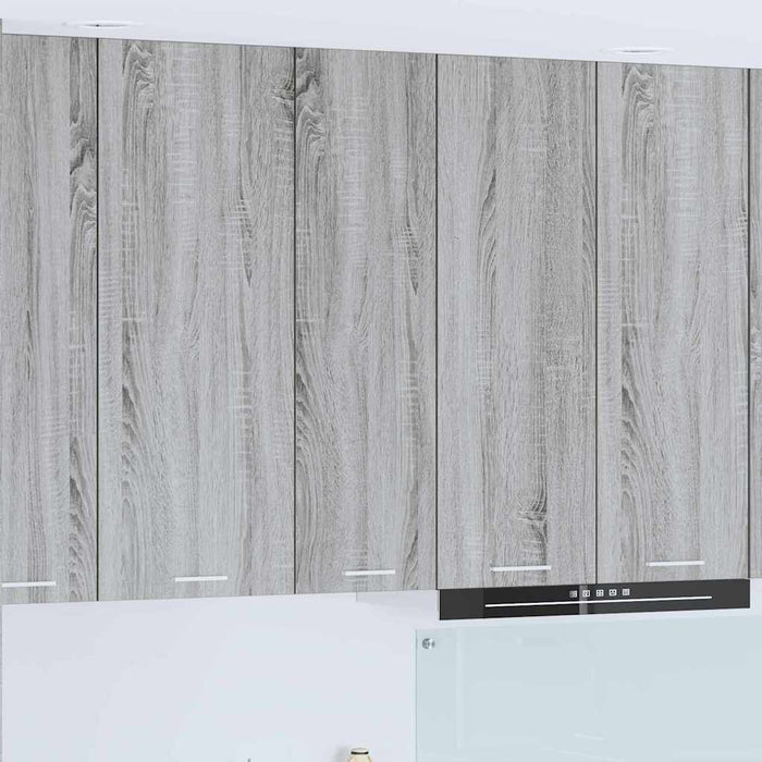 Armadio pensile con porta Riga Grigio Sonoma 30 x 31 x 100 cm 884335