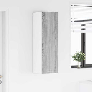 Armadio pensile con porta Riga Grigio Sonoma 30 x 31 x 100 cm 884335