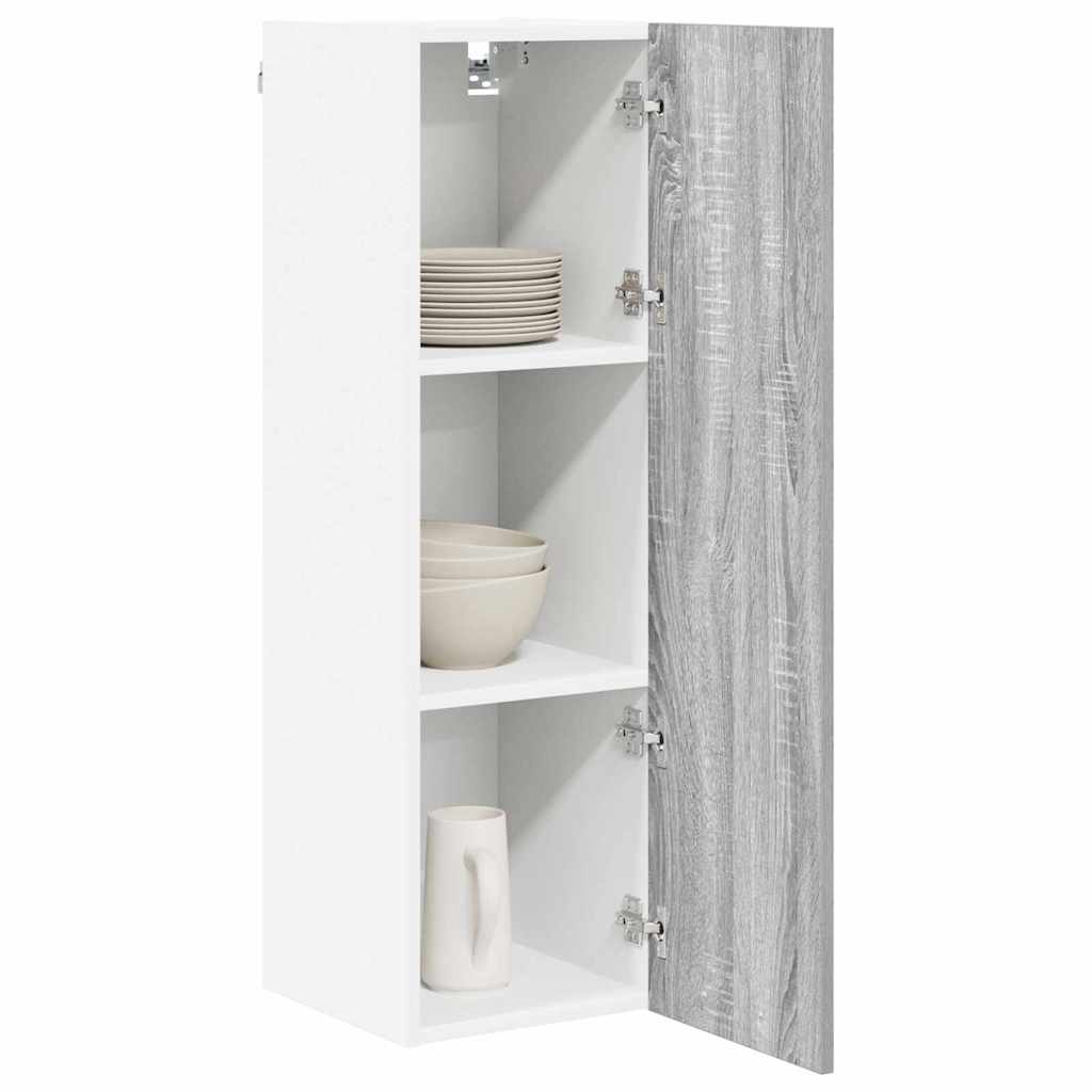 Armadio pensile con porta Riga Grigio Sonoma 30 x 31 x 100 cm 884335