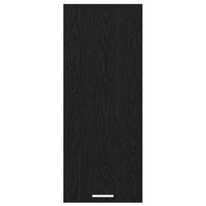 Armadio pensile con porta Riga Rovere Nero 40 x 31 x 100 cm 884339