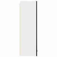 Armadio pensile con porta Riga Rovere Nero 40 x 31 x 100 cm 884339