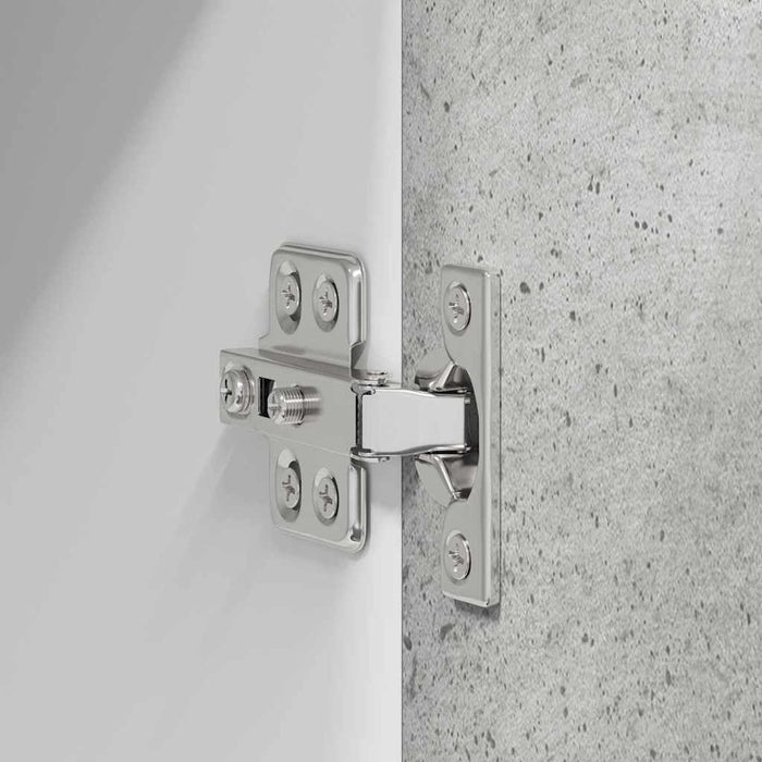 Armadio pensile con porta Riga Grigio cemento 40 x 31 x 100 cm 884341