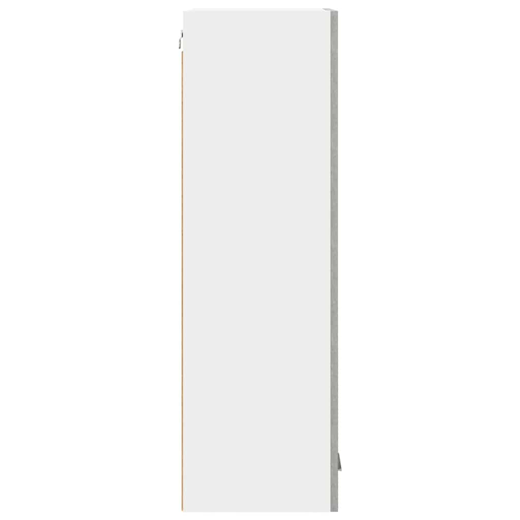 Armadio pensile con porta Riga Grigio cemento 40 x 31 x 100 cm 884341