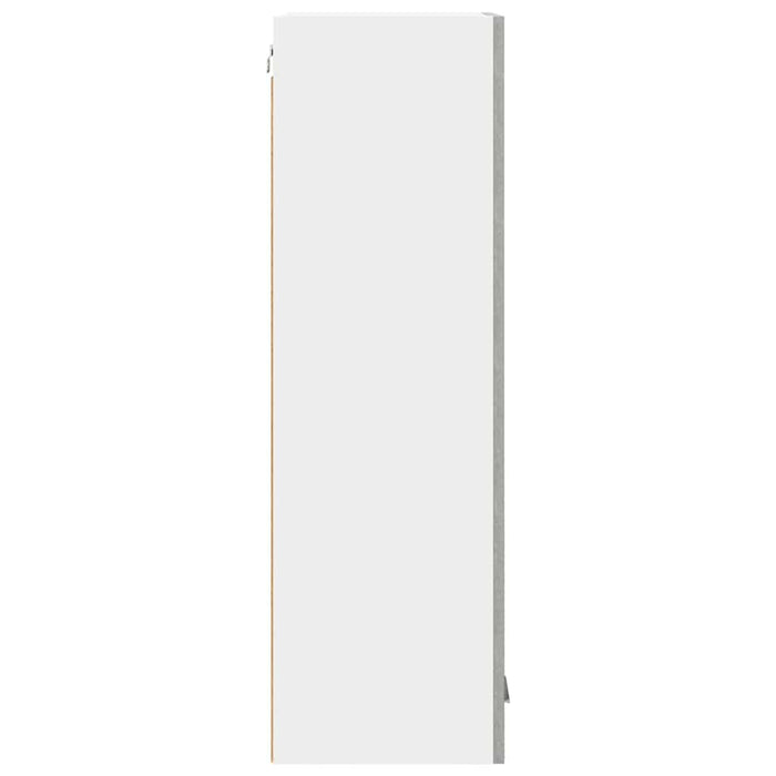 Armadio pensile con porta Riga Grigio cemento 40 x 31 x 100 cm 884341