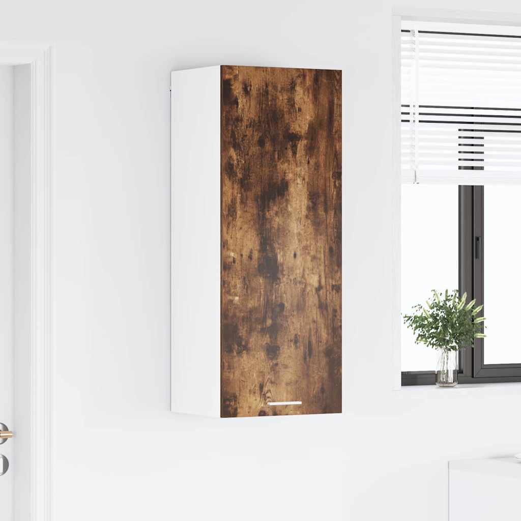 Armadio pensile con porta Riga Rovere fumé 40 x 31 x 100 cm 884342