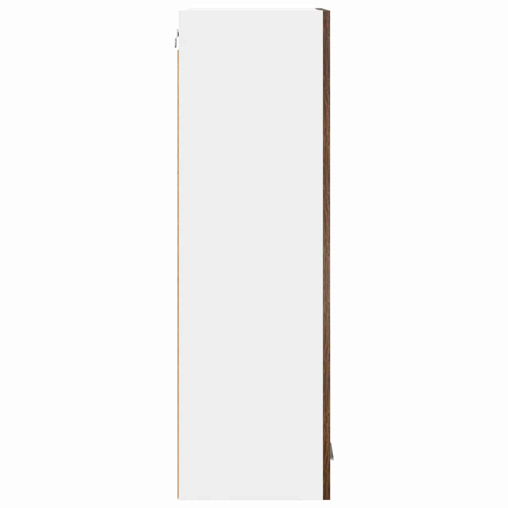 Armadio pensile con porta Riga Rovere fumé 40 x 31 x 100 cm 884342