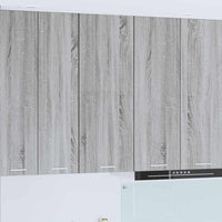 Armadio pensile con porta Riga Grigio Sonoma 40 x 31 x 100 cm 884343