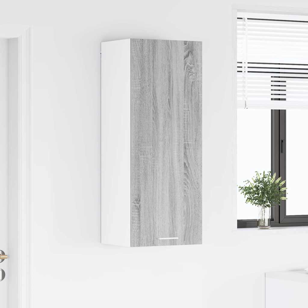 Armadio pensile con porta Riga Grigio Sonoma 40 x 31 x 100 cm 884343