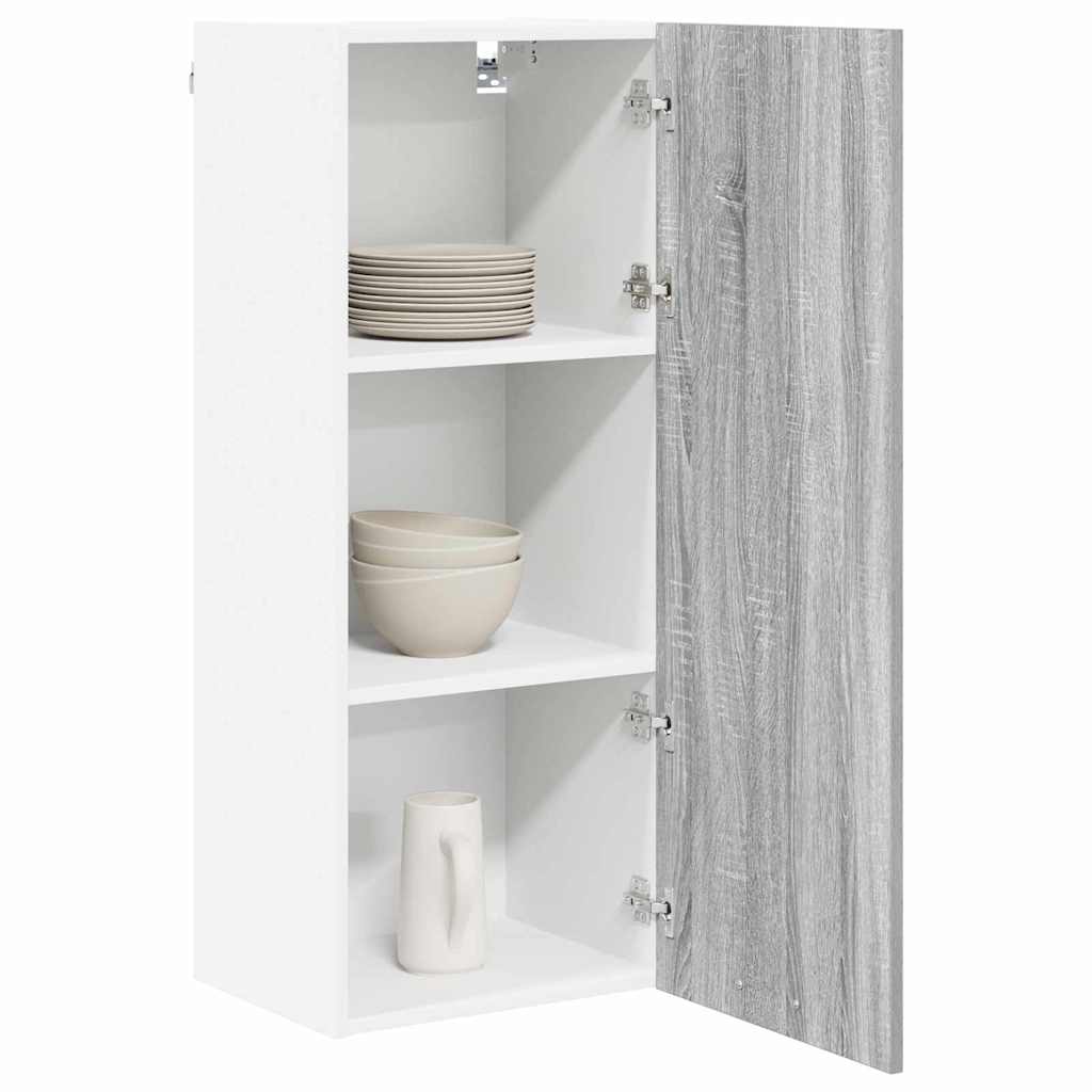 Armadio pensile con porta Riga Grigio Sonoma 40 x 31 x 100 cm 884343