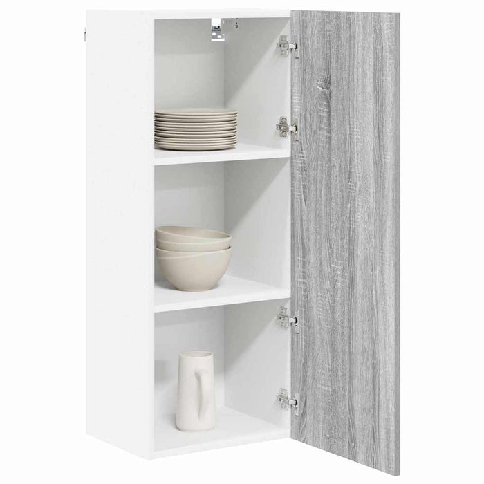 Armadio pensile con porta Riga Grigio Sonoma 40 x 31 x 100 cm 884343