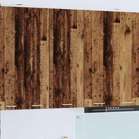 Armadio pensile con porta Riga Legno vecchio 40 x 31 x 100 cm 884344