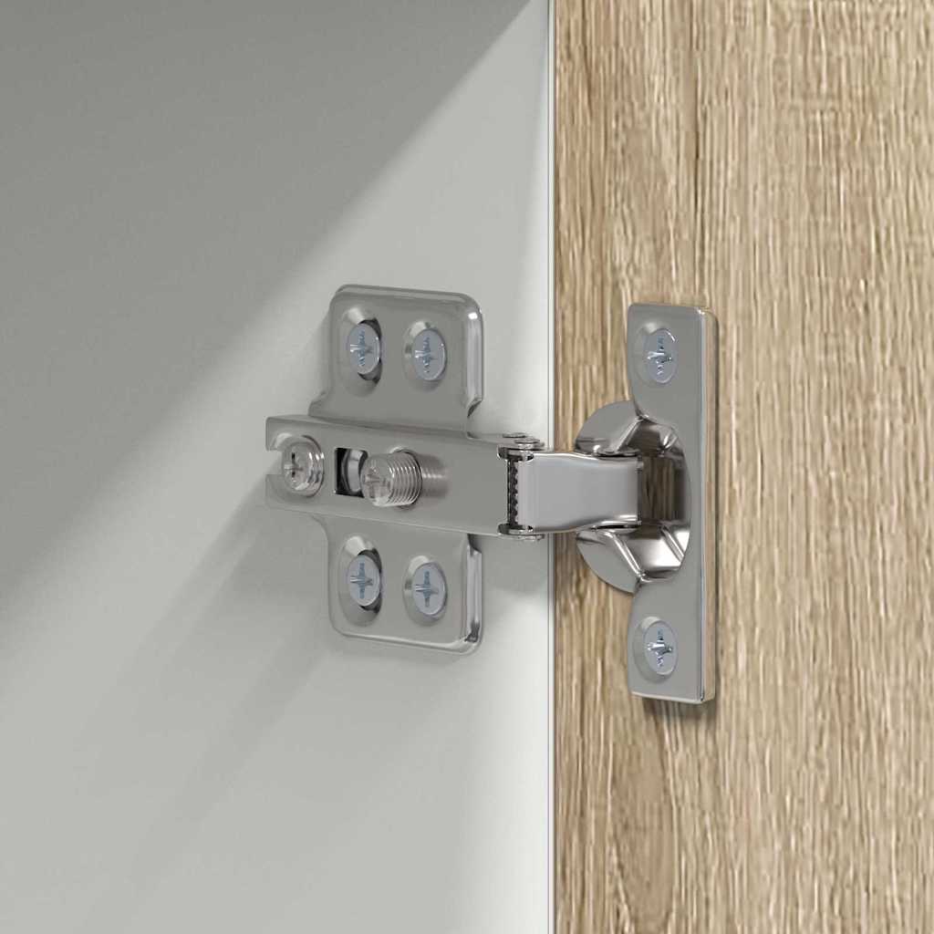 Armadio pensile Riga Quercia Sonoma e Bianca 50 x 31 x 100 cm 884348