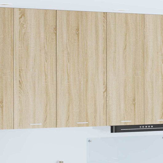 Armadio pensile Riga Quercia Sonoma e Bianca 50 x 31 x 100 cm 884348