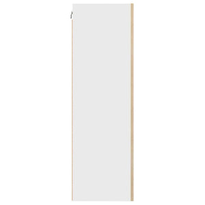 Armadio pensile Riga Quercia Sonoma e Bianca 50 x 31 x 100 cm 884348