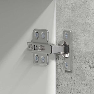 Armadio pensile Riga Grigio Cemento e Bianco 50 x 31 x 100 cm 884349